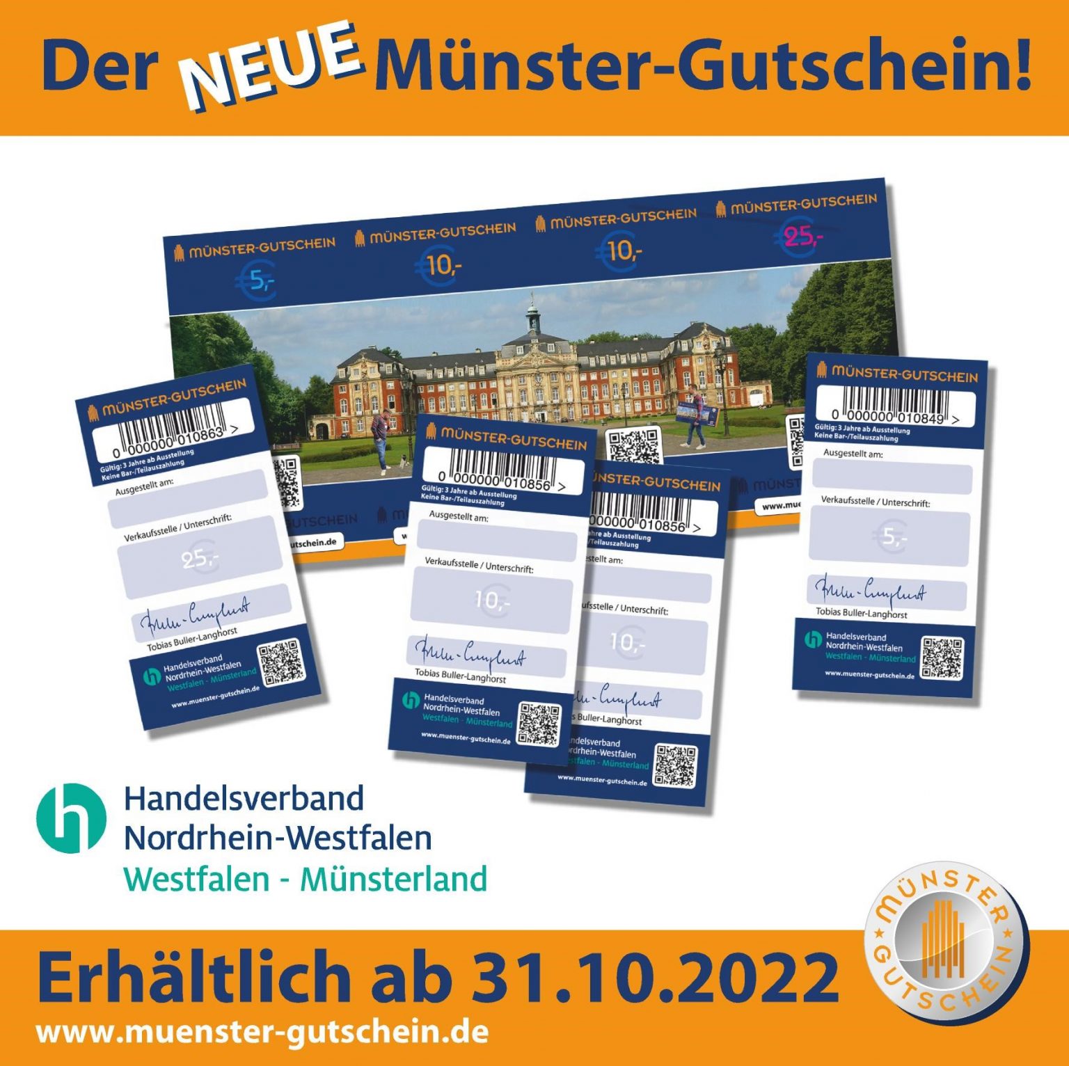 Der Münster-Gutschein | DIE Geschenkidee